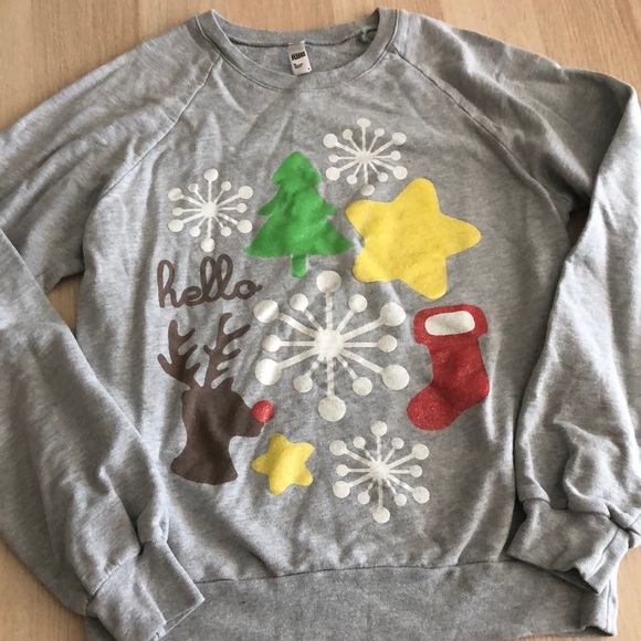 Hello Apparel Holiday Sweatshirt - Picture 1 of 3